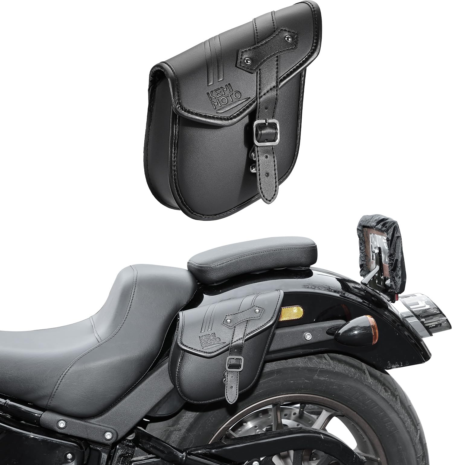 

KEMIMOTO Motorcycle Side Bag, For American Bikes, Saddlebag, Harley Bag, NIGHTSTER SPECIAL/IRON 883, NIGHTSTAR 5L (for American bikes only)