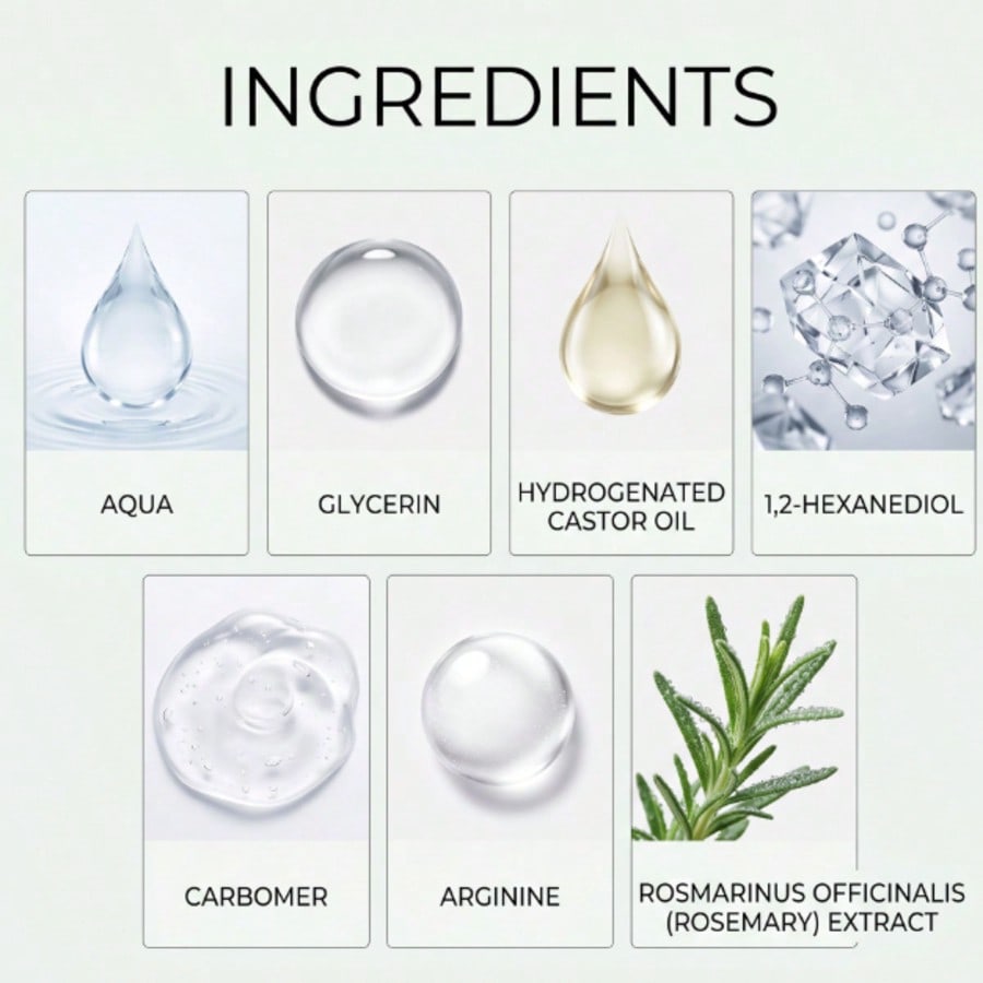 Rosemary Hair Serum, Deep Moisturizing Hair Care Spray, Repairs Damaged Hair, Tames Frizz, Improves
