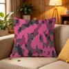 Military Camo Pillow Covers Cartoon Sofa Decorative Home Double-sided Printing Short Plush Cute Cushion Cover