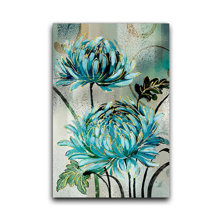 Scandinavian Abstract Wall Art Flower Poetry Stereoscopic HD Canvas Poster Prints Home Bedroom Living Room Decoration