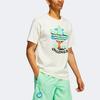Adidas Originals Trefoil Cartoon Letter Print Casual Sport Short Sleeve T-Shirt Men Tops White HI2961