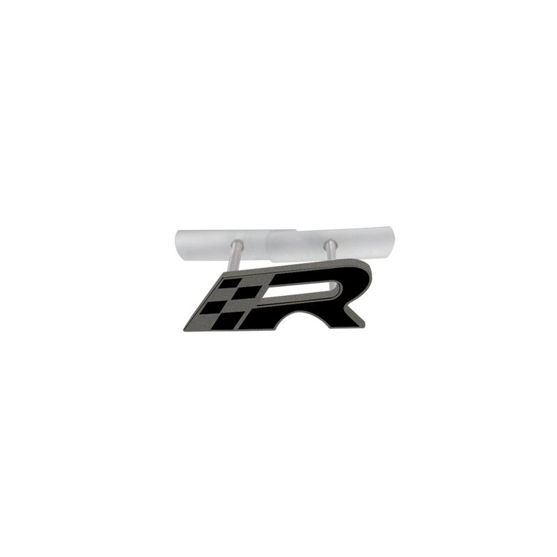 Metall 3D R Frontgrill Aufkleber Auto Heckklappe Karosserie Emblem Abzeichen für SEAT Leon Ibiza 300 6J 6L Alhambra Exeo Altea Ateca cupra