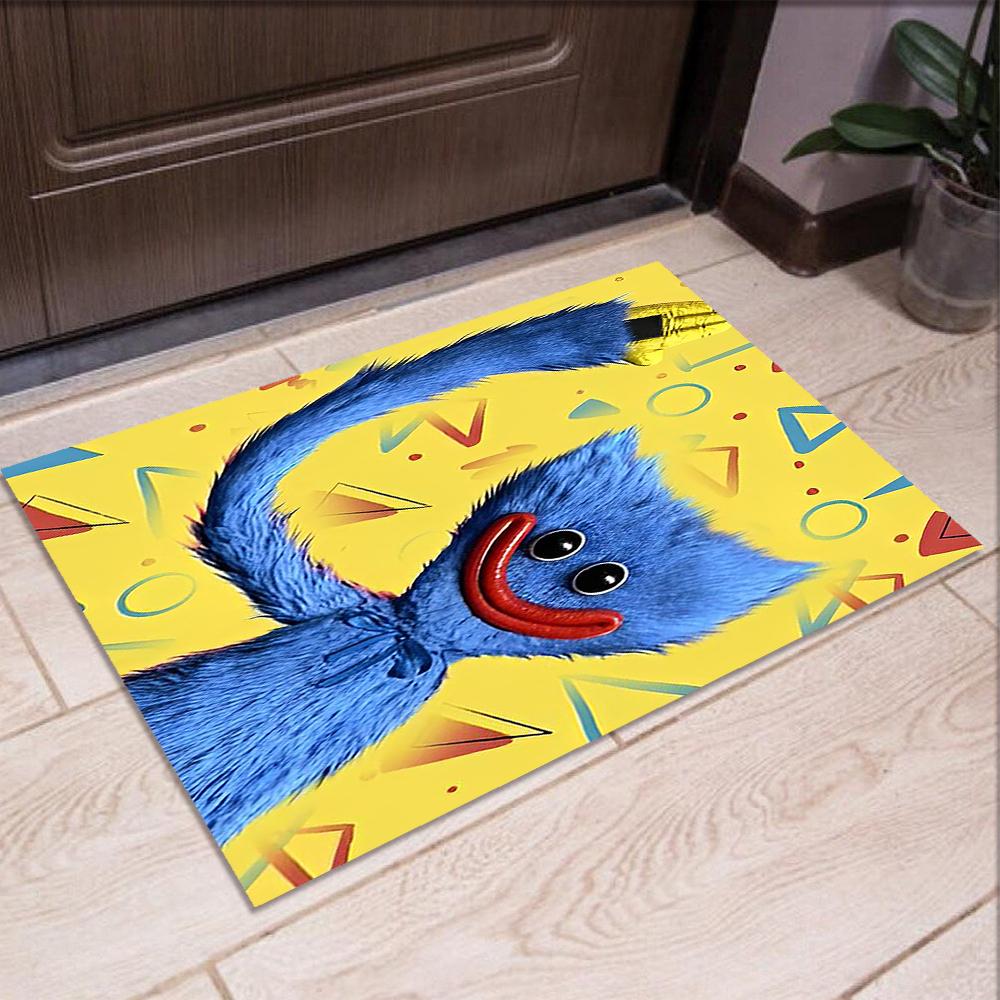 Huggy Wuggy Printed Carpet Rug for Office Chair Living Room Bedroom Kitchen Room Decor Gifts