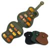 Can Hold 18 Pieces Picks Storage Pouch Box PU Leather Guitar Plectrums Bag  Ukulele Accessories
