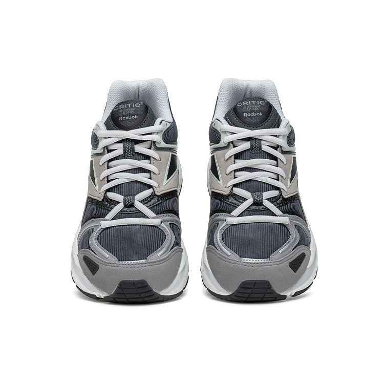 CRITIC X Reebok Premier Road Plus 6 Grey Reflective Unisex Sneakers True-Grey Cold-Grey Pure-Grey H03124
