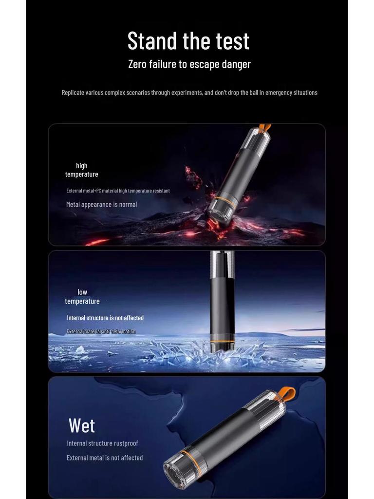 Car Safety Hammer with Window Breaker & Cutter - Multifunctional Lifesaving Tool