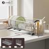 Hanyou Stainless Steel Dish Drainer Rack with Chopstick Holder