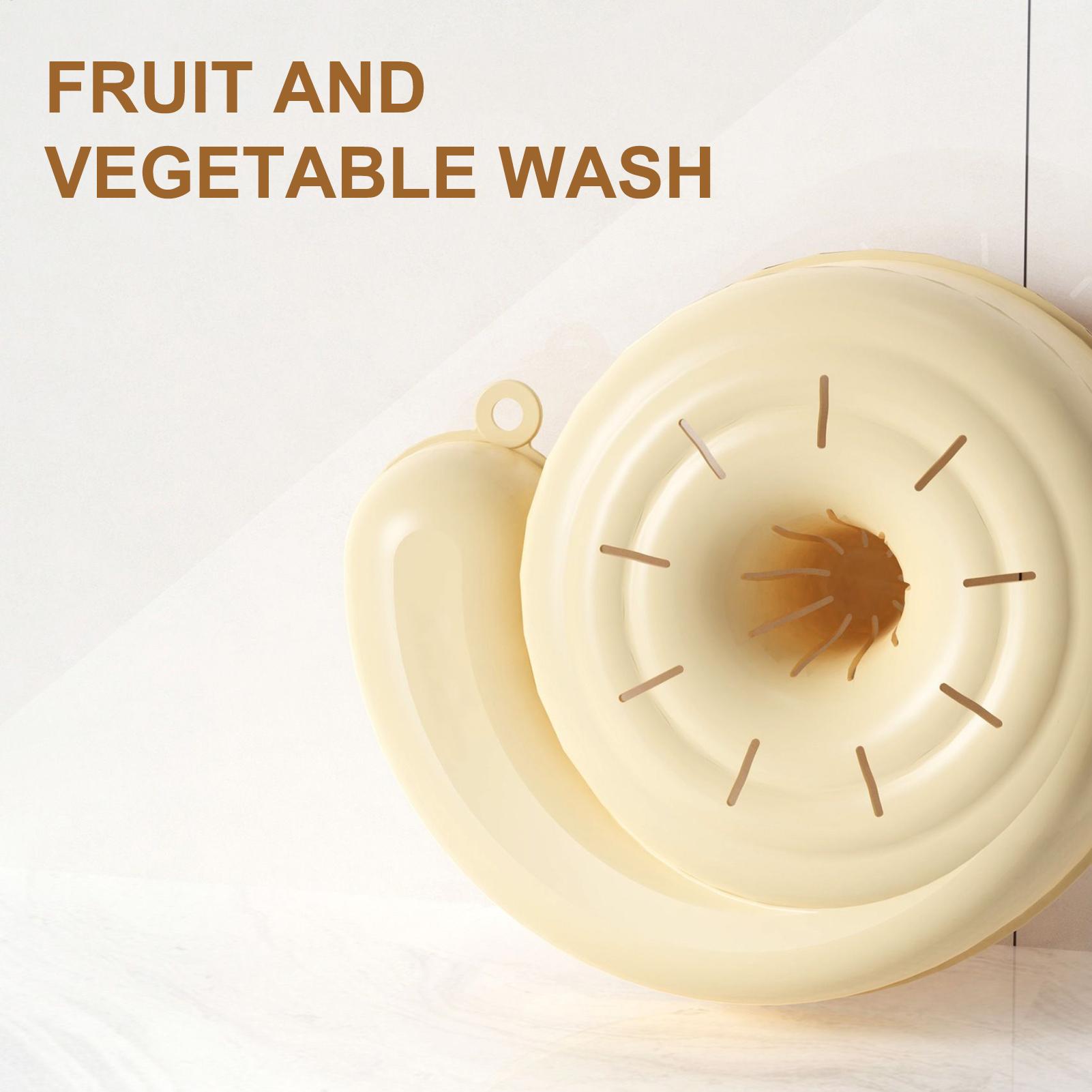 

Миска для мытья фруктов и овощей с дуршлагом, вращающаяся корзина для слива, контейнер для пищевых продуктов в виде животного для дома, пикника, кемпинга CN