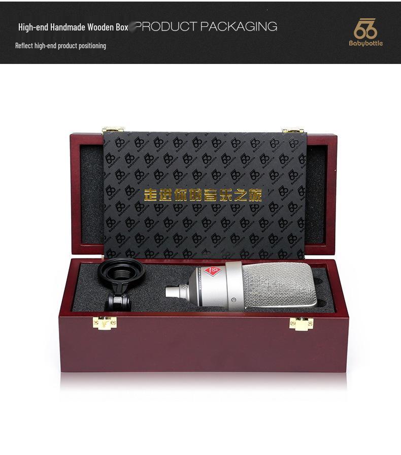 

SL103 Large Diaphragm Condenser Microphone for Singing & Recording білий
