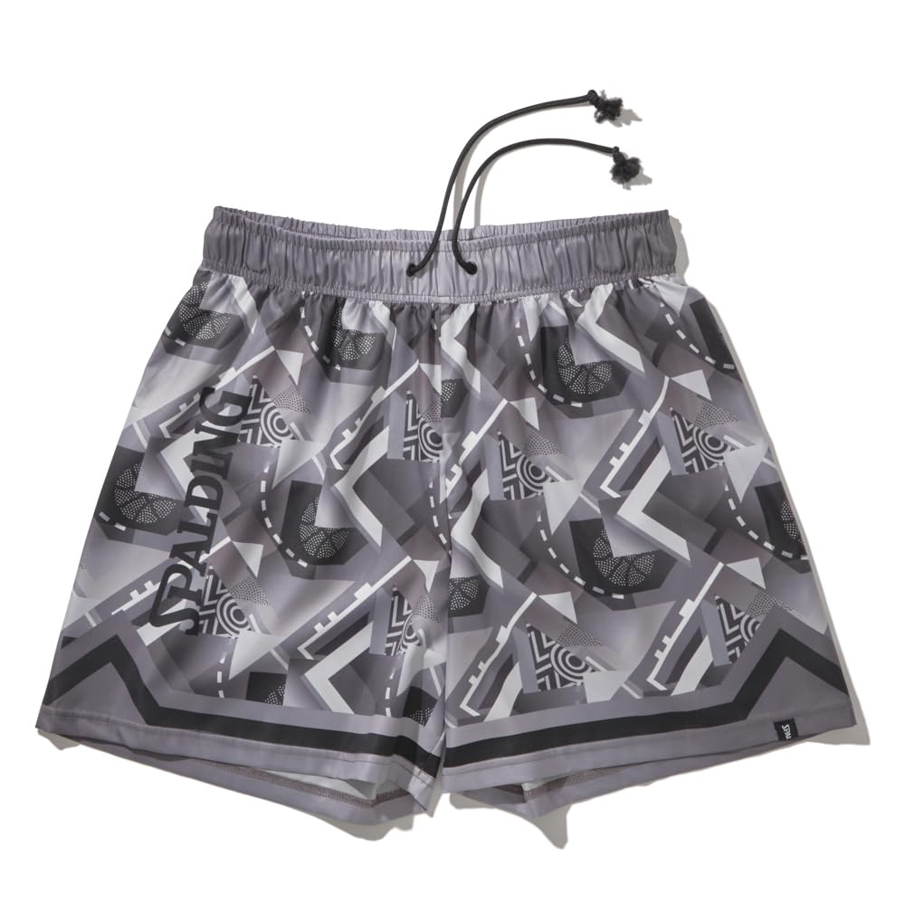 

Spalding Woven Shorts, Geometric Gray, Size XL, SMP24108