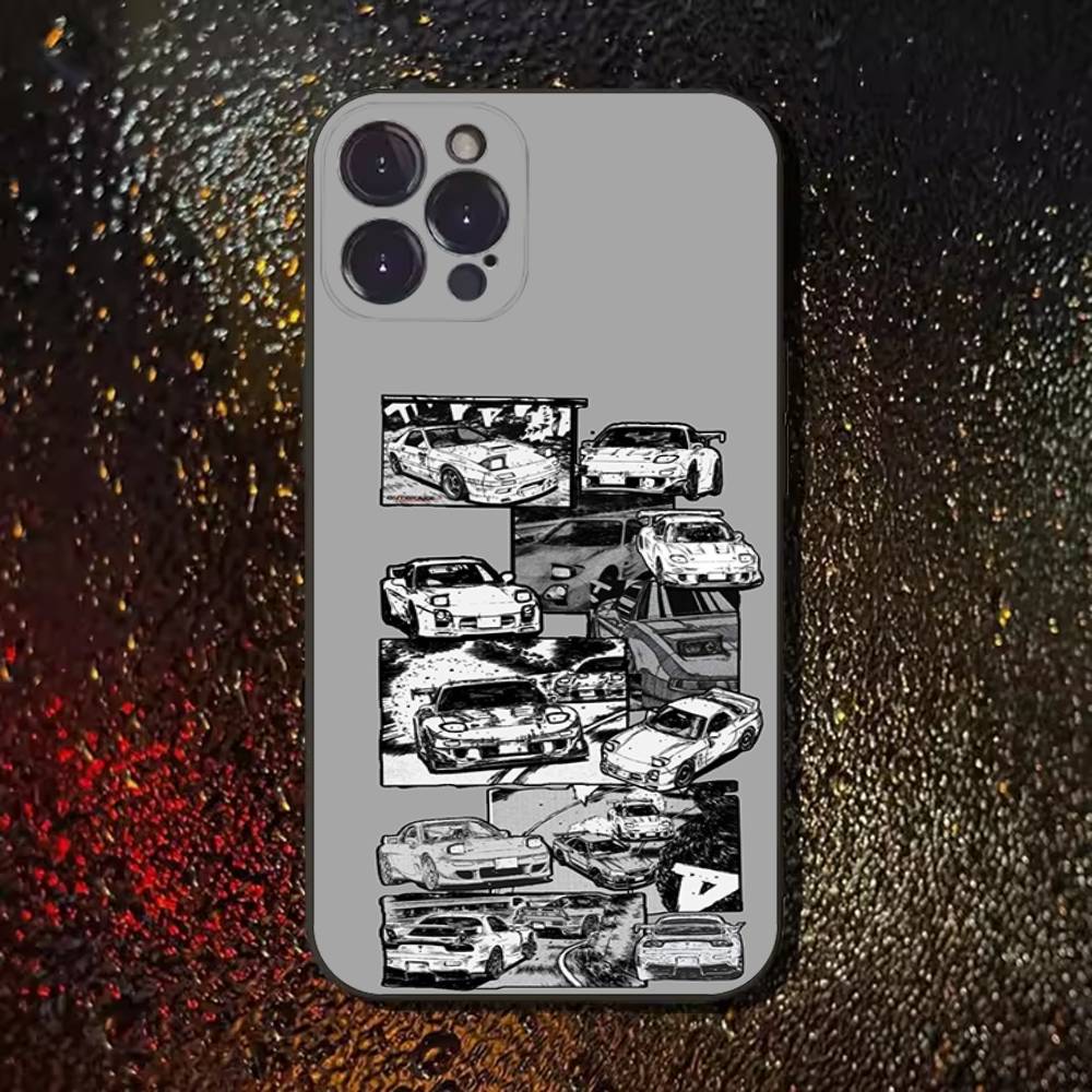 J-JDM Car E-Evo Phone Case For iPhone 17,16,15,14,13,12,11 Plus,Pro Max,XS,X,XR,SE,Mini,8,7,Soft Silicone Black Cover