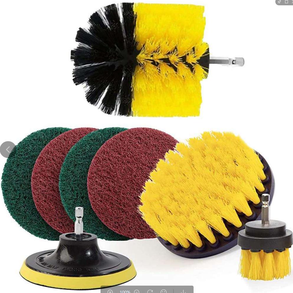 12-Piece Cross-Border Electric Drill Brush Set for Cleaning and Polishing: Kitchen, Bathroom, and Car