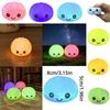 Giant Dumpling Led Night Light, 6 Color Changing Modes, Solid Gel Sensory Stress Reliever, Bedroom Bedside Atmosphere Creator