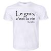 mens cotton tshirt summer man t-shirt Men'S Kaamelott Karadoc Le Gras C'Est La Vie Black Casual T Shirt brand top tees