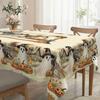 Halloween Pumpkin Haunted House Themed Tablecloth, Table Party Decorative Cloth Pastoral Atmosphere Decorative Tablecloth
