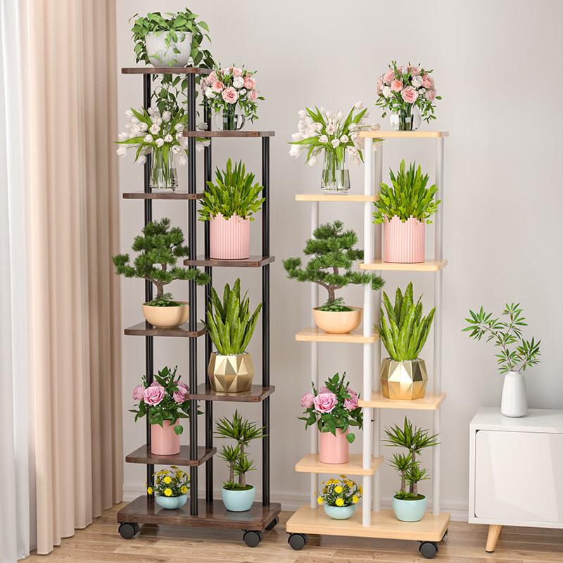 Multi-Tier Iron Art Plant Stand