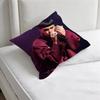 MMilo J Singer Square Pillow Cover Decorative Throw Pillow Case for Sofa Couch Bed Home Car Living Room Decoration