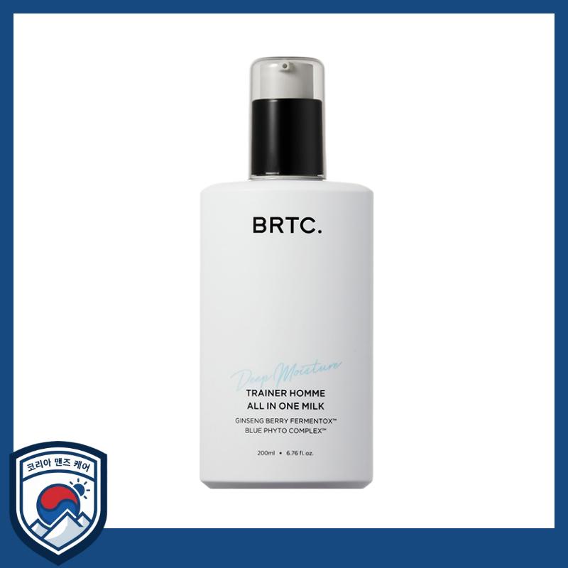[BRTC] Trainer Homme All-In-One Milk 200ml - Professional 3-in-1 Hydrating & Non-Sticky Vitalizing Care for Men