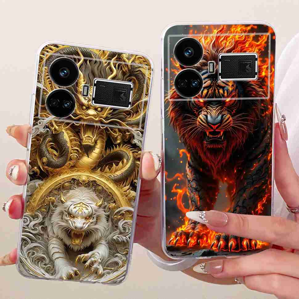 Bunte Mode Hülle für Realme GT5 5G RMX3820 Silikon TPU Abdeckung für Realme GT5 GT 5 240W 5G RMX3823 6.74" Bumper Handyhüllen