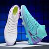 2025 Seamless Leather New Competition Spike Training Women's Sneakers Football Shoes Men's Flying Knitting Sneakers Lawn European Cup