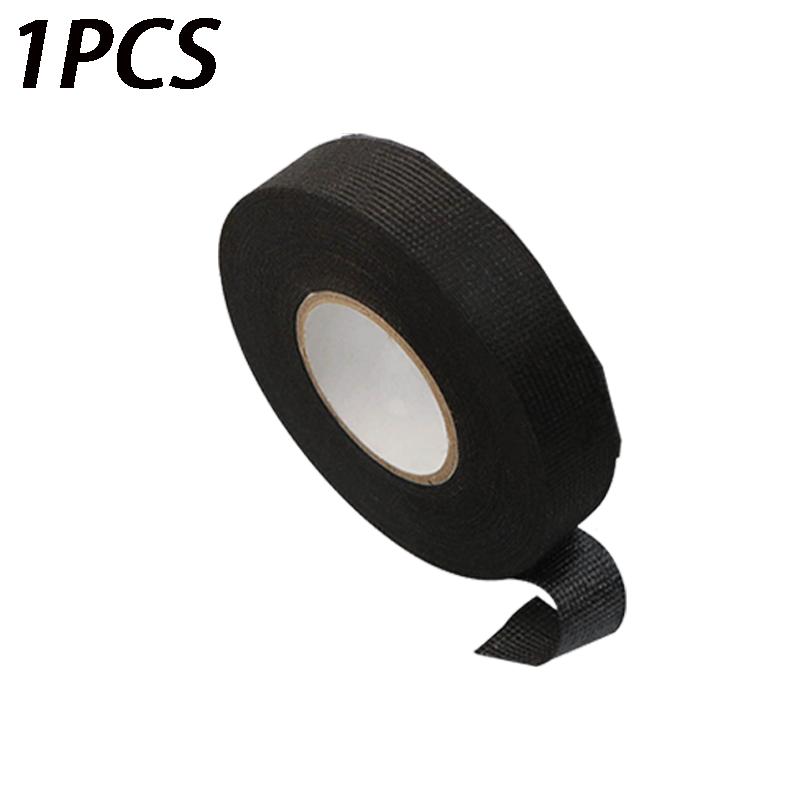 1-10PC Electrical Insulating Tape Heat Resistant Harness Tape 9/15/50MM Car Cable Harness Wiring Loom Protection Waterproof Tape