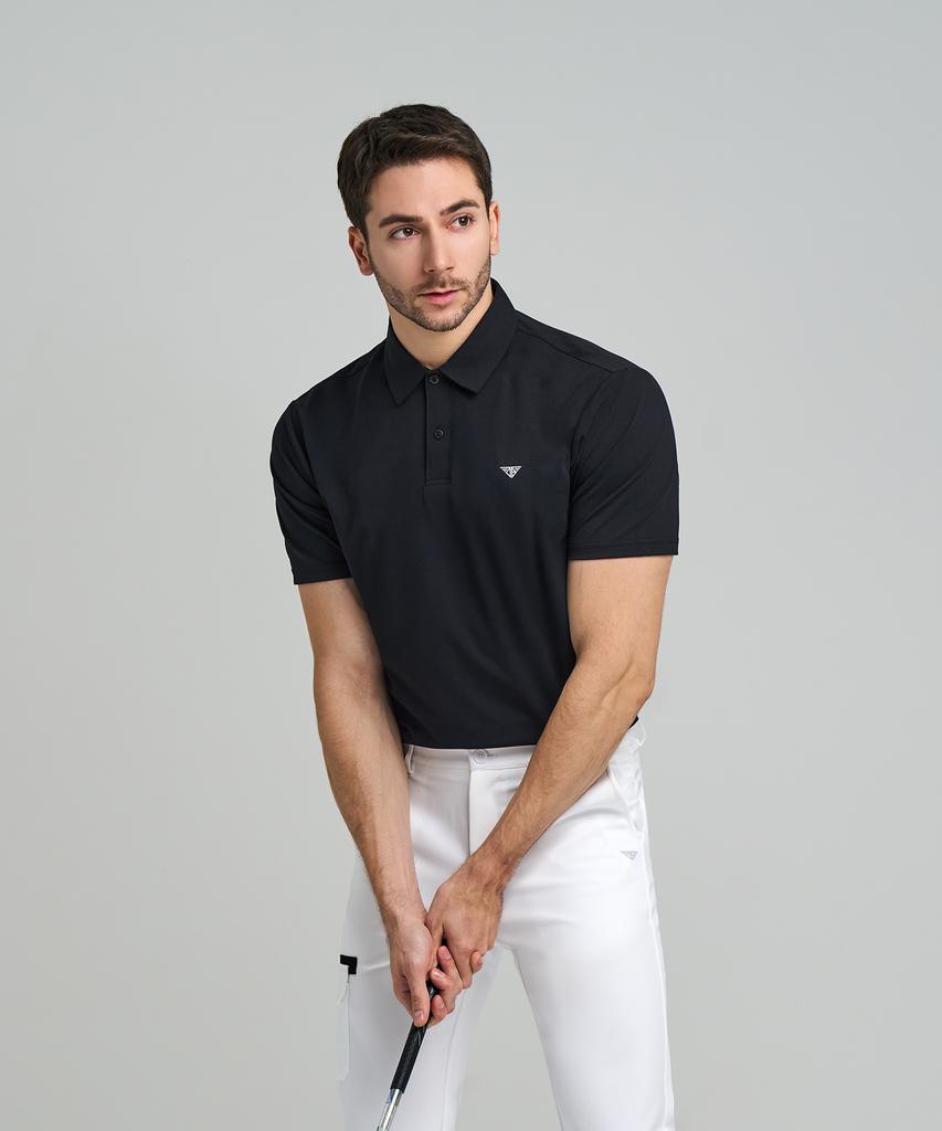 DOWNBLOW Men'S Premium Functional Collared Short Sleeve T-Shirt Db 6521M