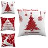 Christmas Decor Pillow Cover With Plush Material For Living Room Festive Decor