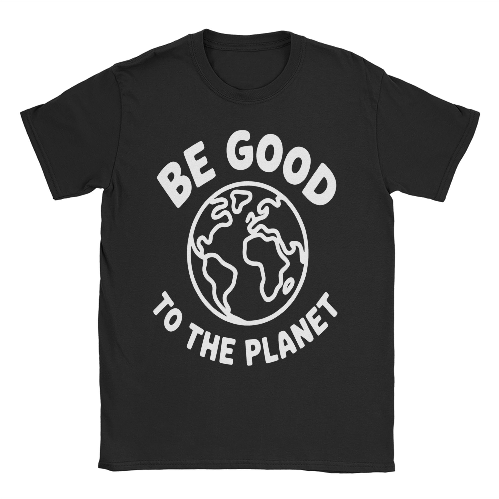 Earth Day Be Good To The Planet for Men Women T Shirts Vintage Tees Short Sleeve O Neck T-Shirts Cotton Classic Tops S разноцветный