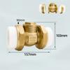 PPR Pipe PE Pipe Water Pipe Check Valve Union Pipe Fitting Water Meter Tap Water Meter Tube Brass DN20 DN25 DN50 Connection Pipe