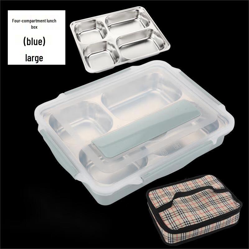 304 Stainless Steel Divided Lunch Box Set