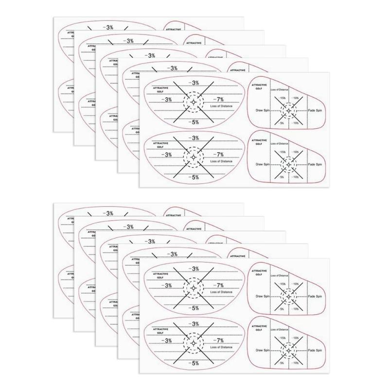 

High Performances Golf Training Aids Golf Club Strikes Position Indicators For Immediate Shot Feedback And Adjustment