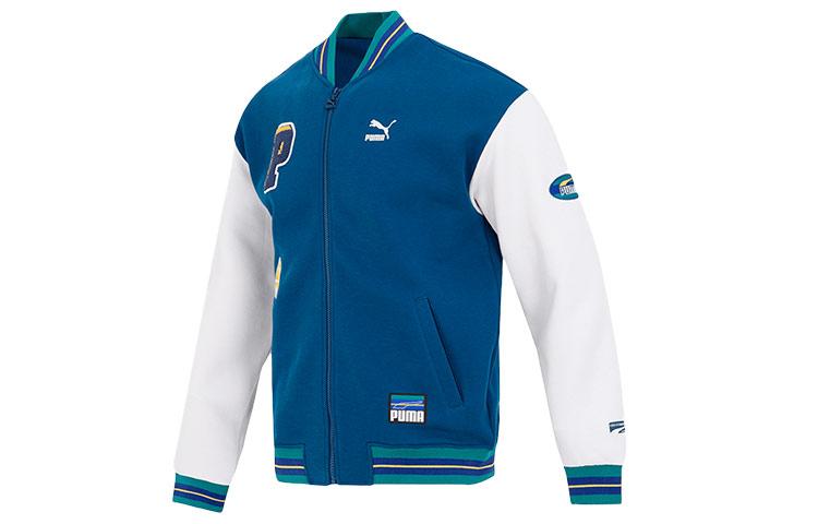 PUMA Осень/Зима 23 Бейсбольная куртка Унисекс Синий 677373-45 M