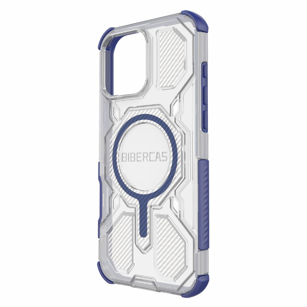 BIBERCAS J-16 Transparent Series For iPhone 16 Pro Max Case Compatible with MagSafe TPU + PC Phone Cover