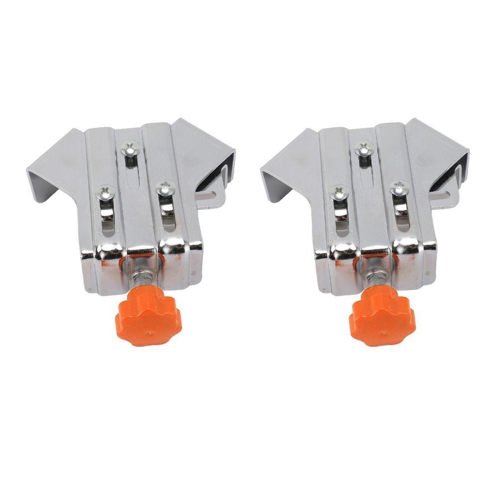 2pcs Open Style Corner Clamp Adjustable Miter Joint Clamp Durable Right Angle Clamp Metal Pipe
