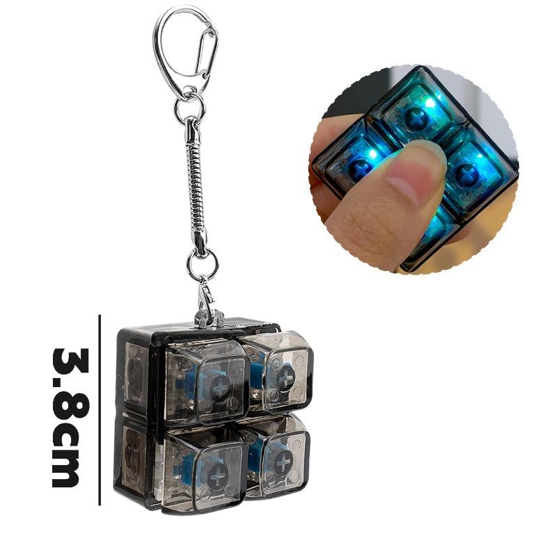 Creative Spherical Keyboard Key Fidget Toy Anti-Anxiety Stress Relief Finger Game for Adults Funny Portable EDC Office Desk Toy
