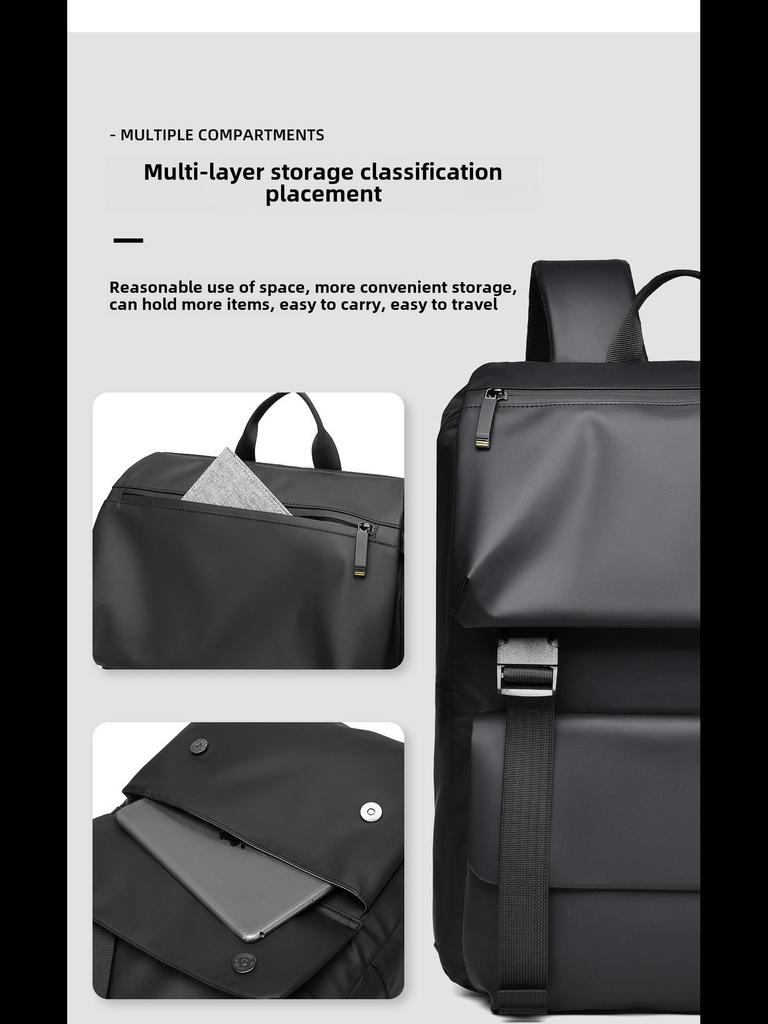 Men's Lightweight Fashion Backpack: High-End, Waterproof, Casual Women's Style, Travel & Computer Ready