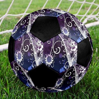 1PC Floral Fantasy Soccer Ball Size 5 Football Machine Sewn Indoor/Outdoor Universal Football Surprise Collection N76
