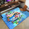 1pc Super Mario Bros Team Carpet for Playroom Bedroom Living Room Sofa Home Decor,kids Game Area Rug Non-slip Floor Mat Y72914
