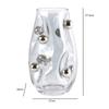 Irregular Transparent Glass Vase, Creative Spherical Art Flower Arrangement, Hydroponic Vase, Glass Container, Home Decoration