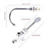Kitchen Sink Faucets Single Hole Foot Pedal Control Cold Water Faucet Deck Mount Pulldown Faucet Corrosion-resistant