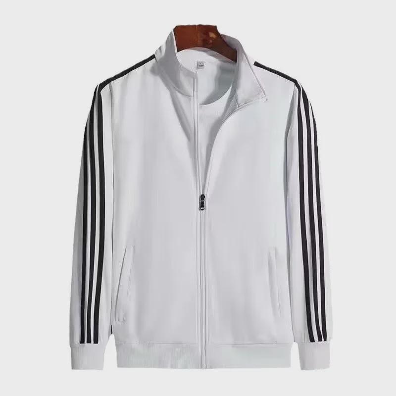 Men's Trendy Spring/Autumn Stand Collar Sweatshirt & Skinny Sweatpants Two-Piece Set