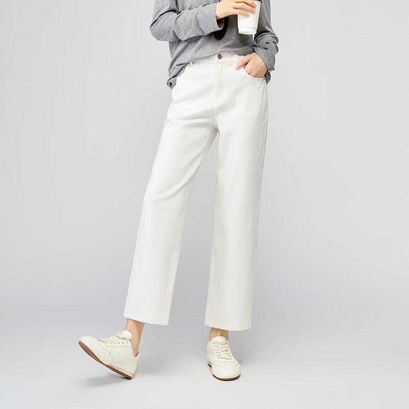 

YERAD Women s Retro Narrow Straight Cropped Jeans 31