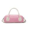 Minimalist Pu Crossbody Bag For Women With Contrasting Color Details For Daily Use