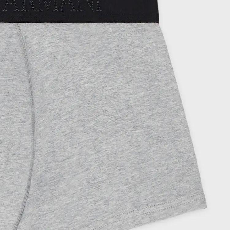 Emporio Armani Logo Letter Pattern Boxer Briefs Men underwear Gray 111776-3F755-00948