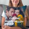 1Pcscustom Personalized Photo Pillowcase, Customized Text Namepillowcoverforfamily Couple Friends, Unique Gift for Birthday Wedding