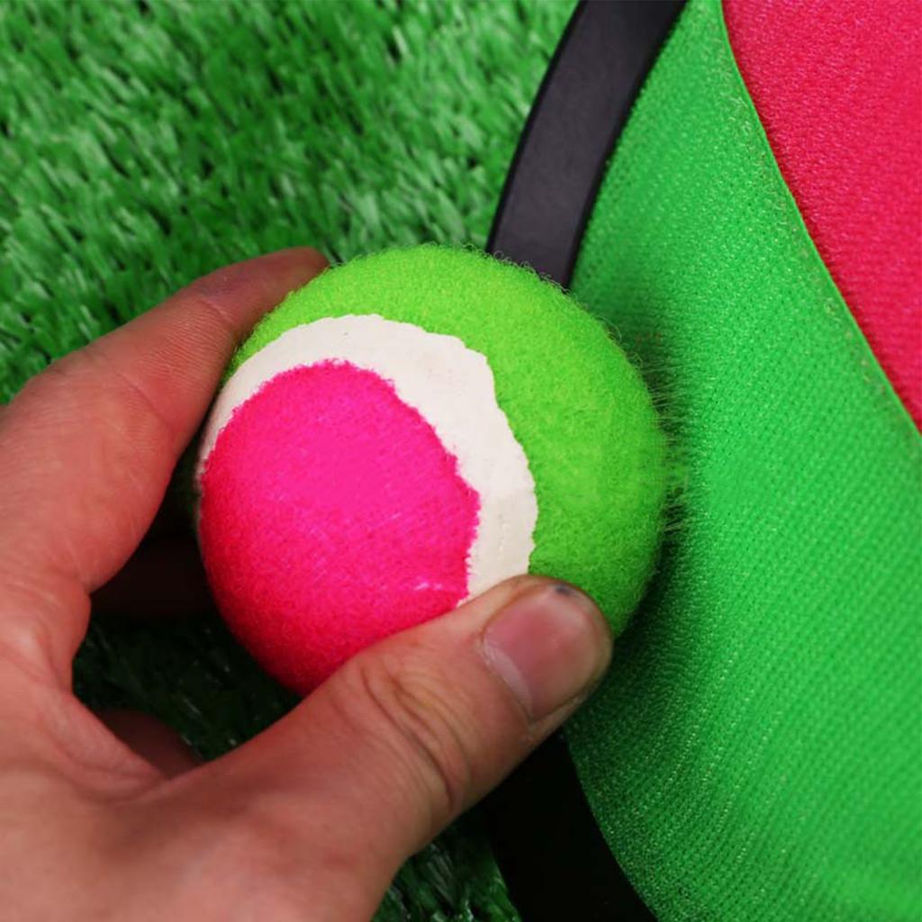 Kinder Werfen Fangen Ball Gummi Praktisch Interessant Eltern Kind Spielzeug Werfen Fangen Schläger