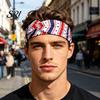 Diadema de Tela con Estampado de Bandera Suave para el Día de la Independencia con Estrellas Accesorios para el Cabello Americanos Diseño de Rayas Diadema Patriótica Festiva Accesorios Julio