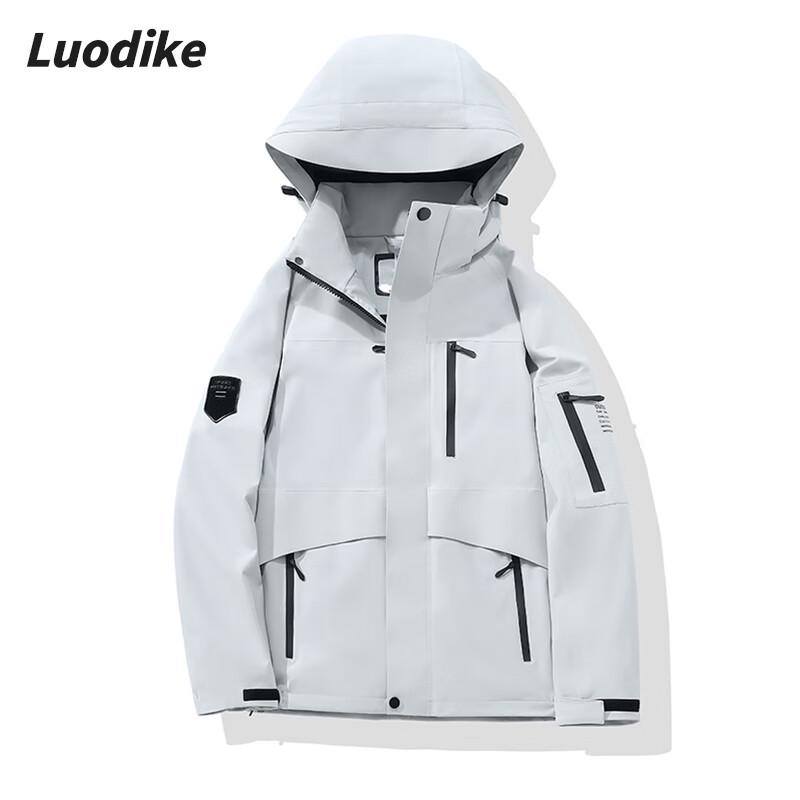 Luodike Unisex Windproof Waterproof Shell Jacket L4V3FC1514