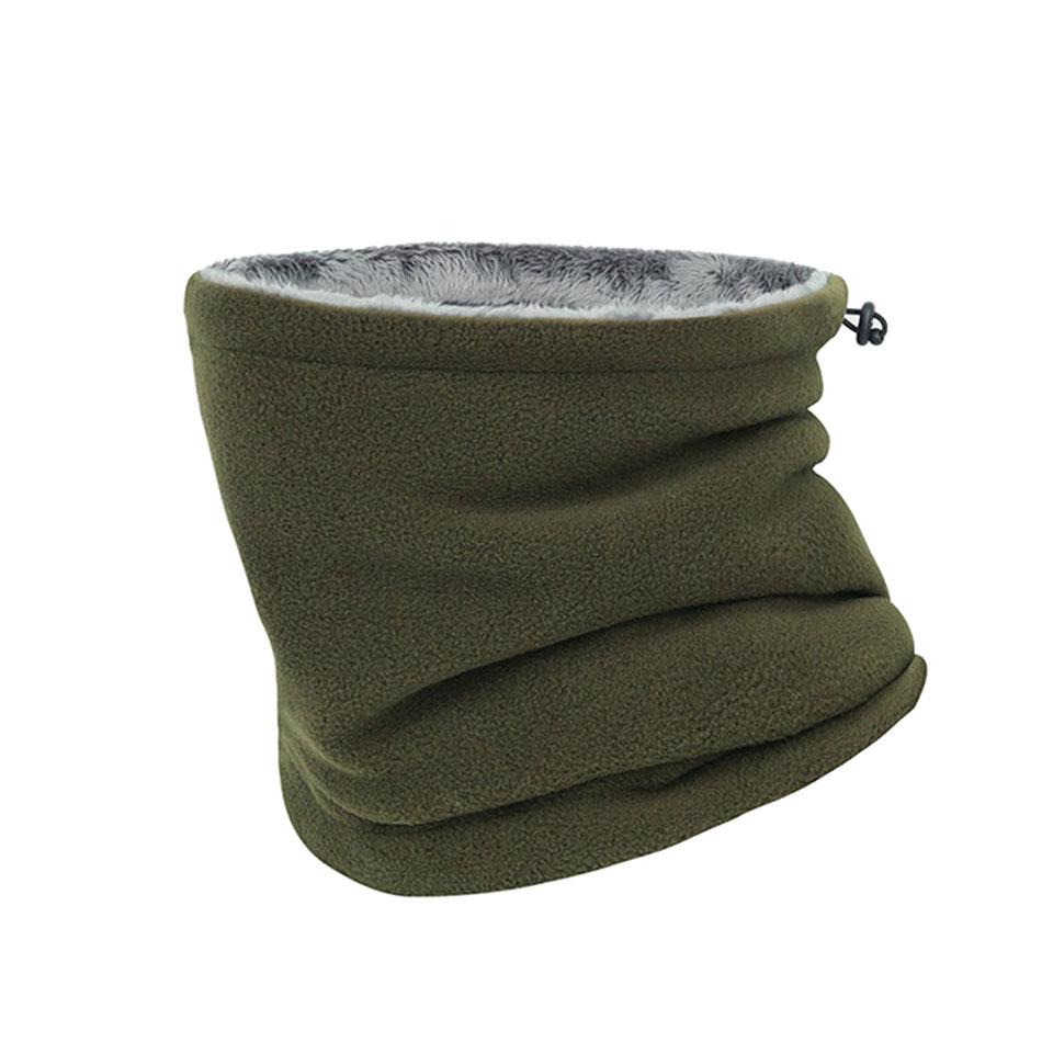 

Getinfit 1Pcs Winter Warmth Mask Double-Layer Thickened Windproof And Temperature-Locking Pull Rope Adjustable Modes Cold-Proof Scarf темно-зеленого