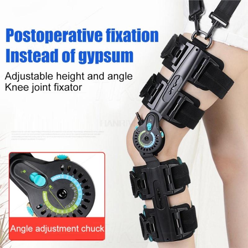 Adjustable Hinged Knee Brace ROM Knee Immobilizer Brace Leg Braces Orthopedic Patella Orthosis For Postoperative Recovery